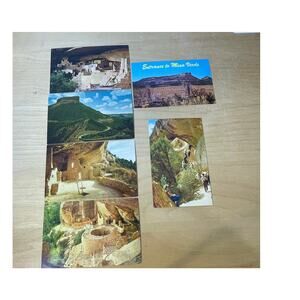Vintage Mesa Verde National Park Souvenir Postcards Lot of 6